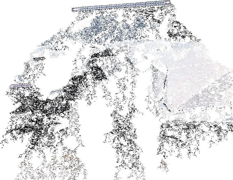 Rigid Industries 40in Radiance Plus SR-Series Single Row LED Light Bar illuminating a rugged off-road terrain, ideal for RV, automotive, powersports, marine, truck accessories, and exterior lighting.