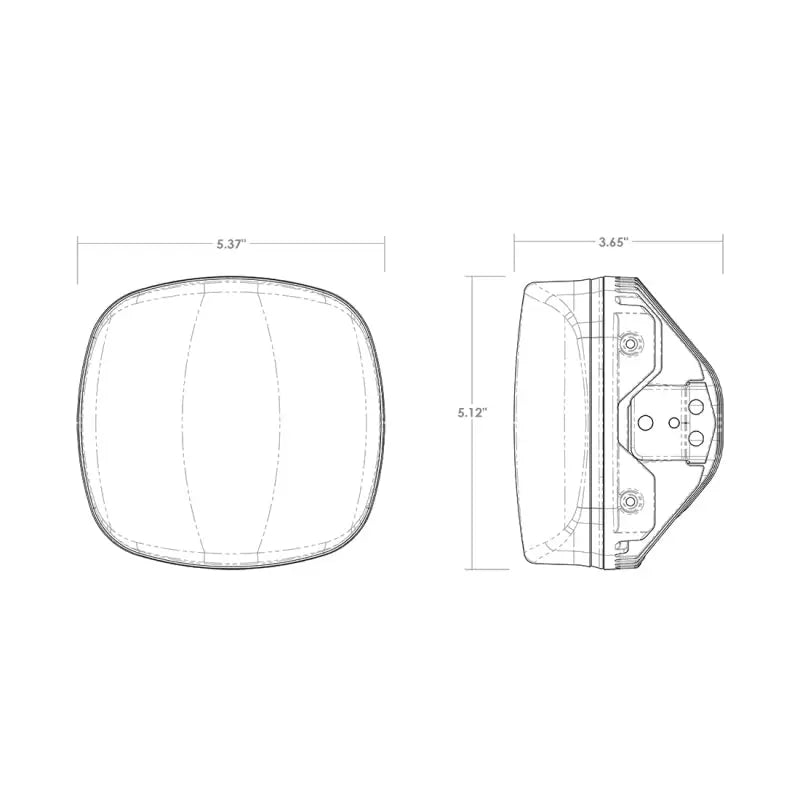 Rigid Industries 300416 Rigid Industries Adapt XE LED Moto Kit - Black
