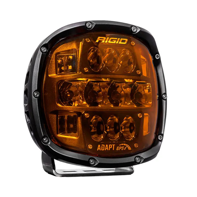 Amber LED off-road light with Amber PRO Lens from Rigid Industries Adapt XP
