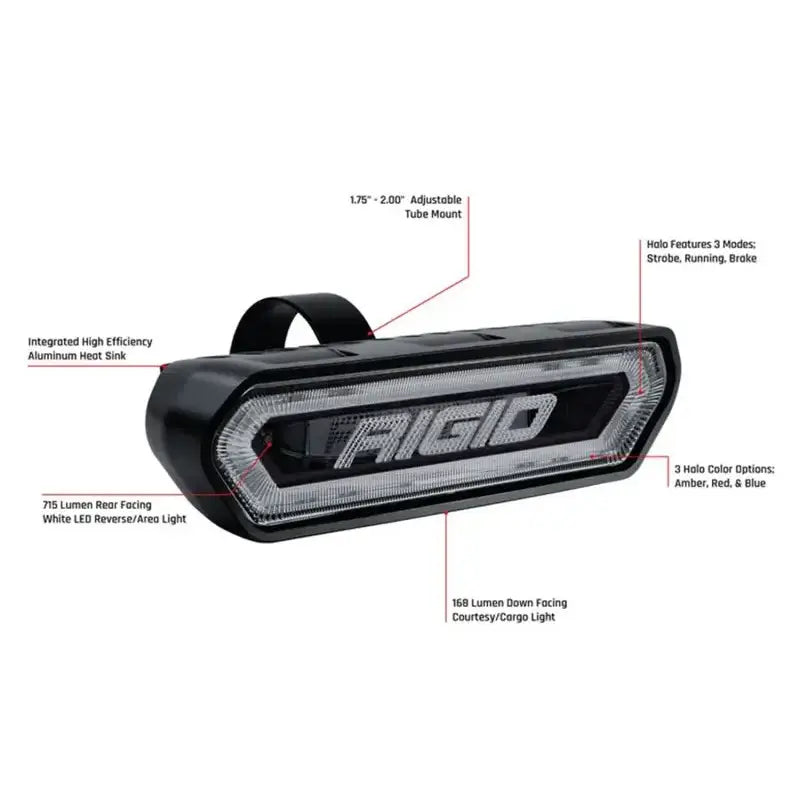 Rigid Industries Chase Tail Light Kit w/ Mounting Bracket - Blue - Truck & Automotive