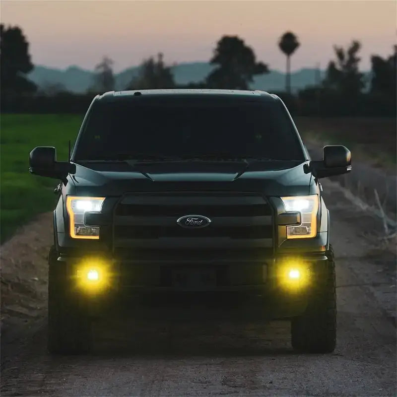 Rigid Industries D-Series SAE Fog Yellow/White Pair - Truck & Automotive