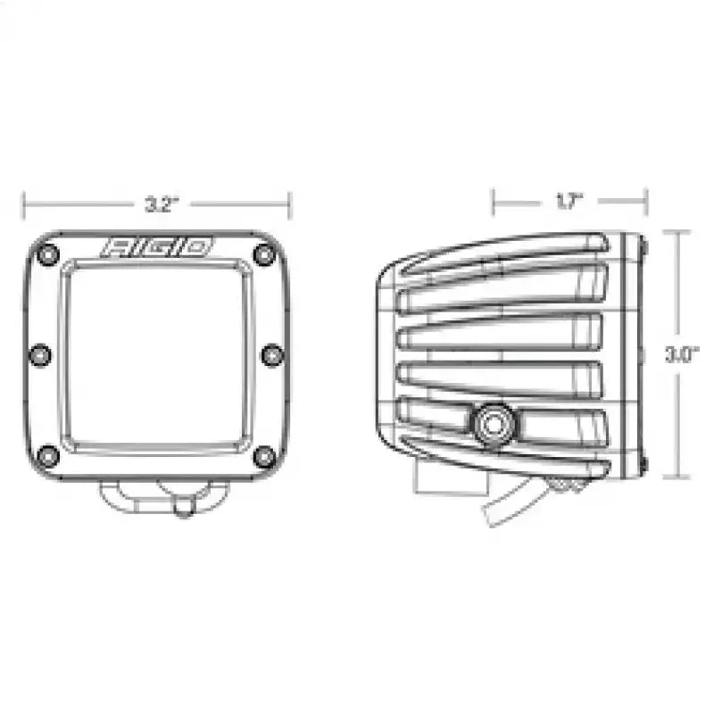 Rigid Industries D-Series SAE Fog Yellow/White Pair - Truck & Automotive