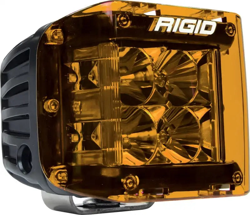 Rigid Industries D-SS amber cover for durable polycarbonate light protection and style