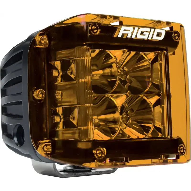 Rigid Industries D-SS amber cover for durable polycarbonate light protection and style