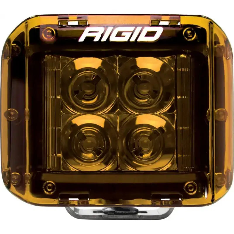 Rigid Industries D-SS Amber Cover, Polycarbonate Light Cover for D-SS Series, Adds Style and Protection.