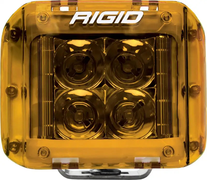 RIGID Industries D-SS Series amber light cover, durable polycarbonate plastic, accessory lighting protection.