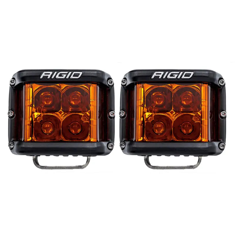 Rigid Industries D-SS Spot w/ Amber PRO Lens (Pair) - Truck & Automotive