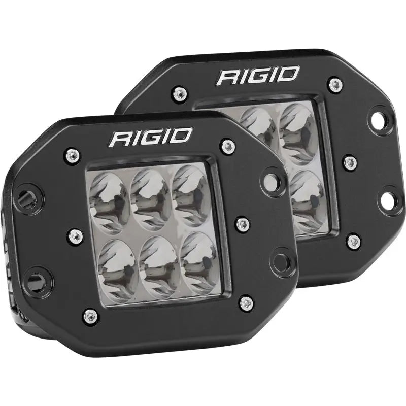 Rigid Industries 512313 Rigid Industries D2 - Flush Mount - Driving Pair