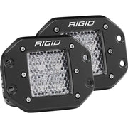 Rigid Industries 212513 Rigid Industries Dually - Flush Mount - 60 Deg. Lens - Set of 2