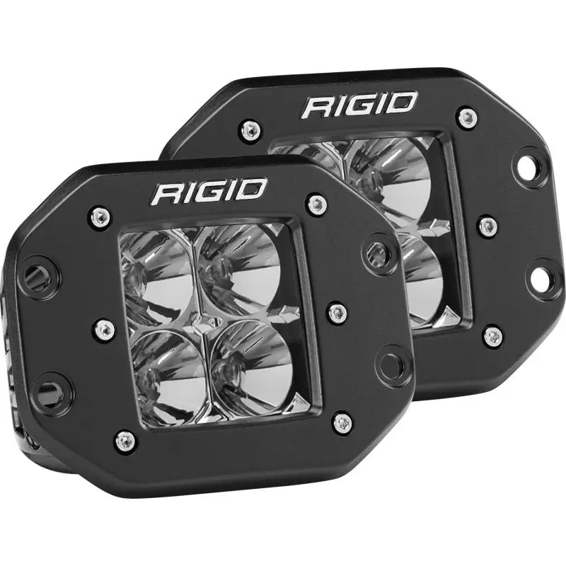 Rigid Industries 212113 Rigid Industries Dually - Flush Mount - Flood - Set of 2