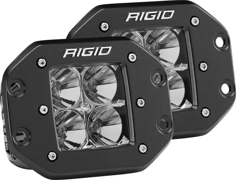 Rigid Industries Dually - Flush Mount - Flood - Set of 2 - Truck & Automotive