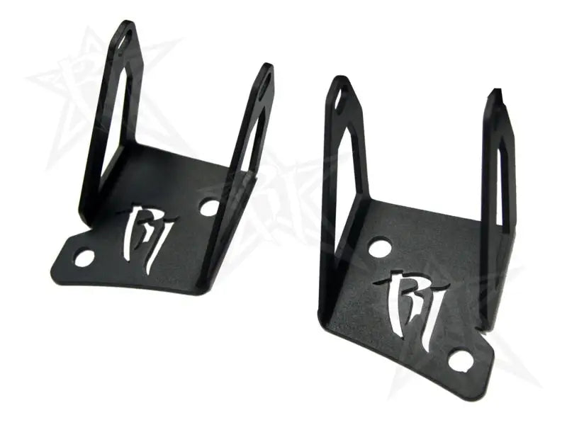 Rigid Industries Jeep JK - A-Pillar Mount Kit - Mounts set of Dually/D2 - Truck & Automotive