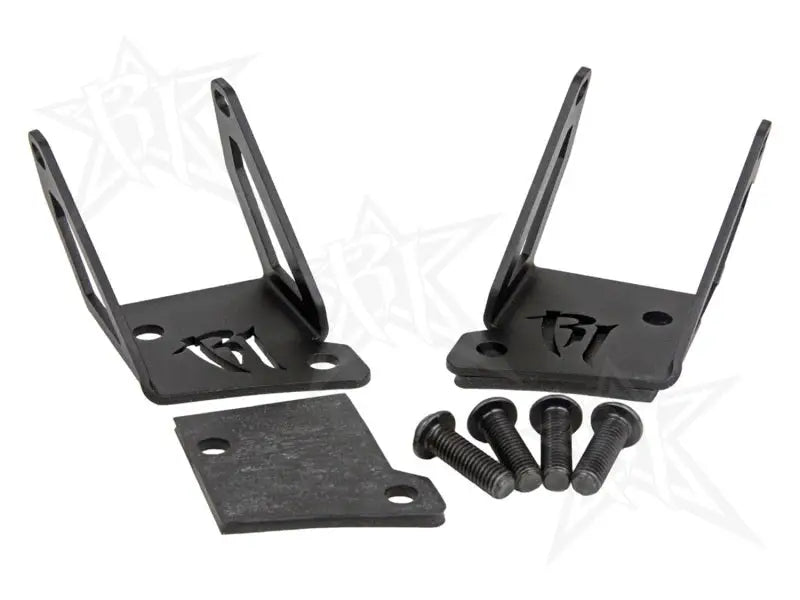Rigid Industries Jeep JK - A-Pillar Mount Kit - Mounts set of Dually/D2 - Truck & Automotive