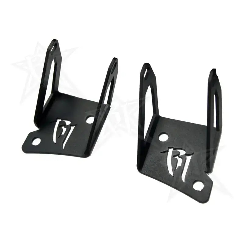 Rigid Industries Jeep JK - A-Pillar Mount Kit - Mounts set of Dually/D2 - Truck & Automotive