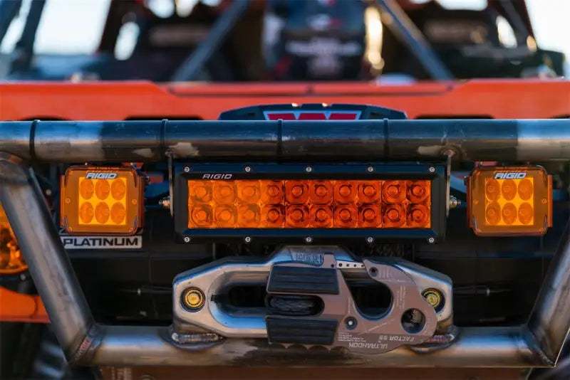 Rigid Industries Protective Polycarbonate Cover - Dually/D2 - Amber - Truck & Automotive