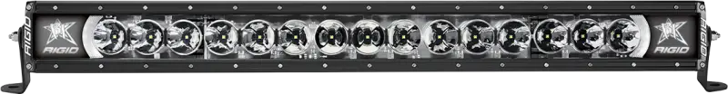 Rigid Industries Radiance 30in White Backlight LED light bar with circular reflectors