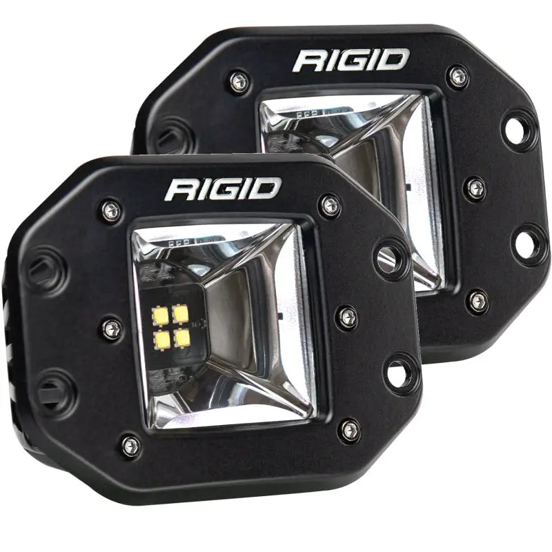 Rigid Industries Radiance + Scene RGBW Flush Mount - Pair - Truck & Automotive
