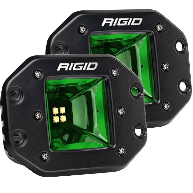 Rigid Industries Radiance + Scene RGBW Flush Mount - Pair - Truck & Automotive