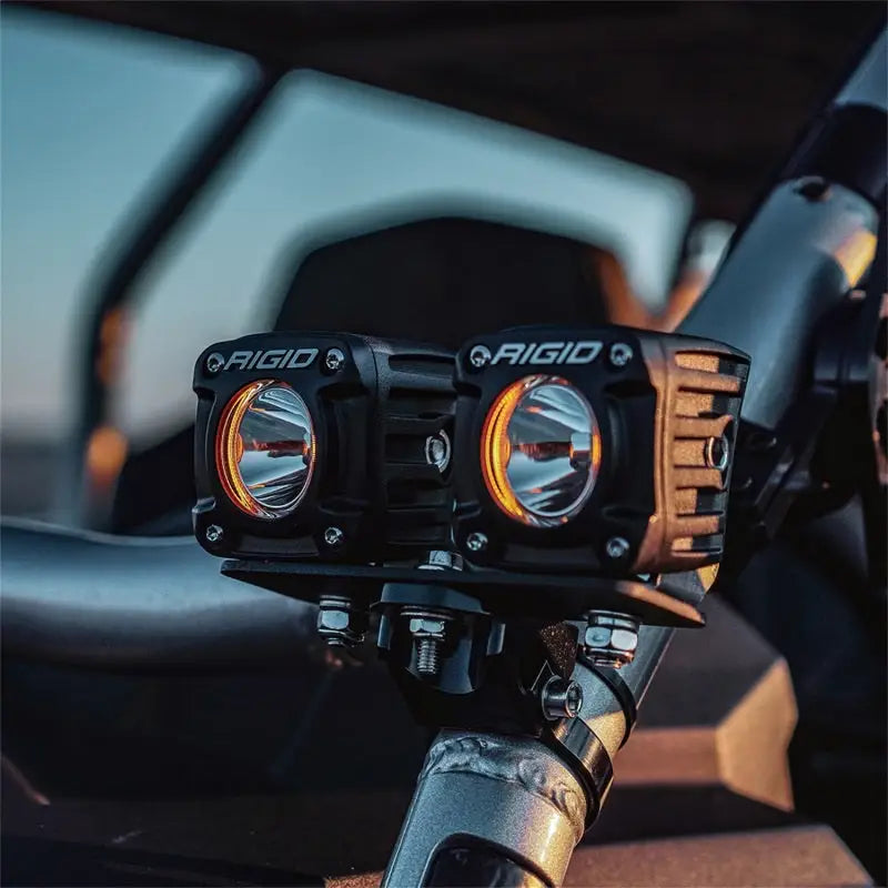 Rigid Industries Revolve Pod with Amber Backlight Pair - Truck & Automotive
