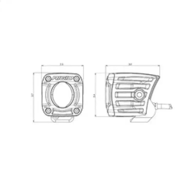Rigid Industries Revolve Pod with White Backlight Pair - RV and Auto Parts