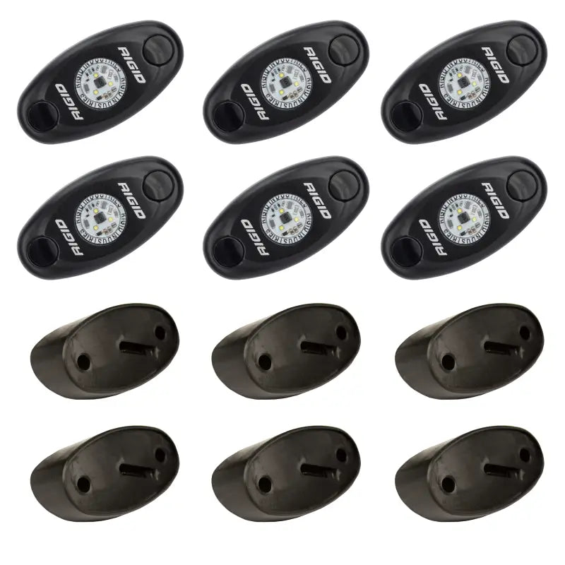 Rigid Industries 400263 Rigid Industries Rock Light Kit- Red (6 lights)