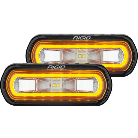 Rigid Industries SR-L Series Surface Mount LED Spreader Pair w/ Red Halo - Universal 