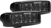 Rigid Industries Rigid Industries SR-Q Series PRO Midnight Edition - Spot - Diffused - Pair