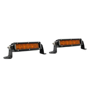 Rigid Industries SR-Series SAE 6in. w/ Amber PRO Lens (Pair) - Truck & Automotive