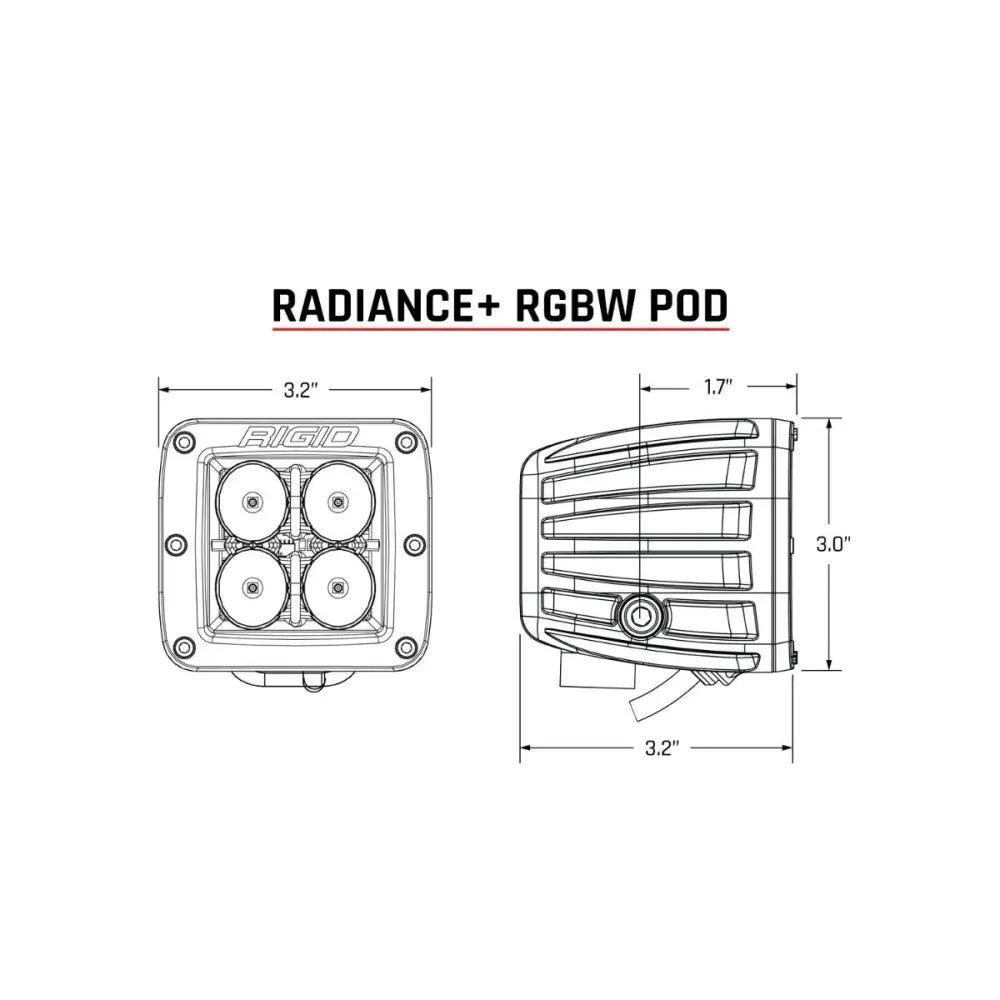 Rigid Radiance + POD RGBW Illumination 202053 - Series