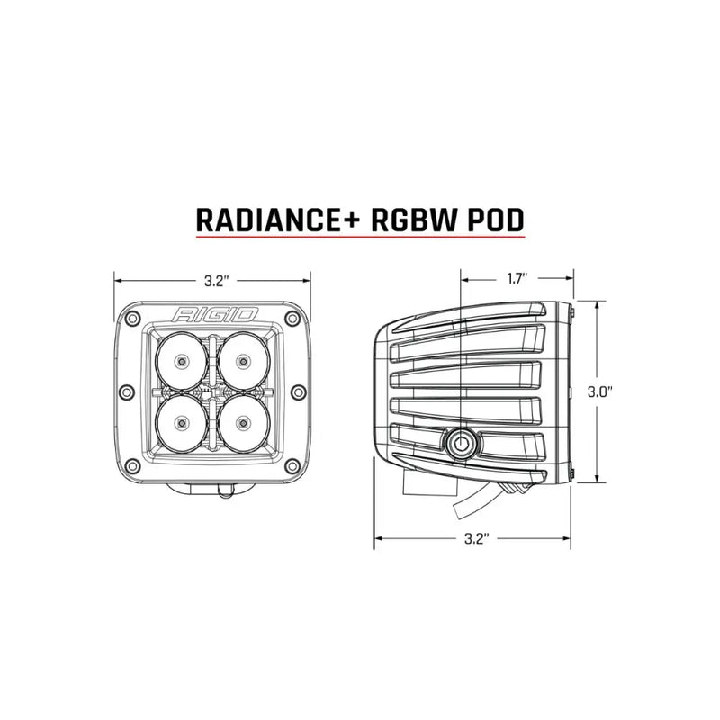 Rigid Radiance + POD RGBW Illumination 202053 - Series