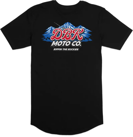 Rippin The Rockies Premium Tee Black Lg - DBK