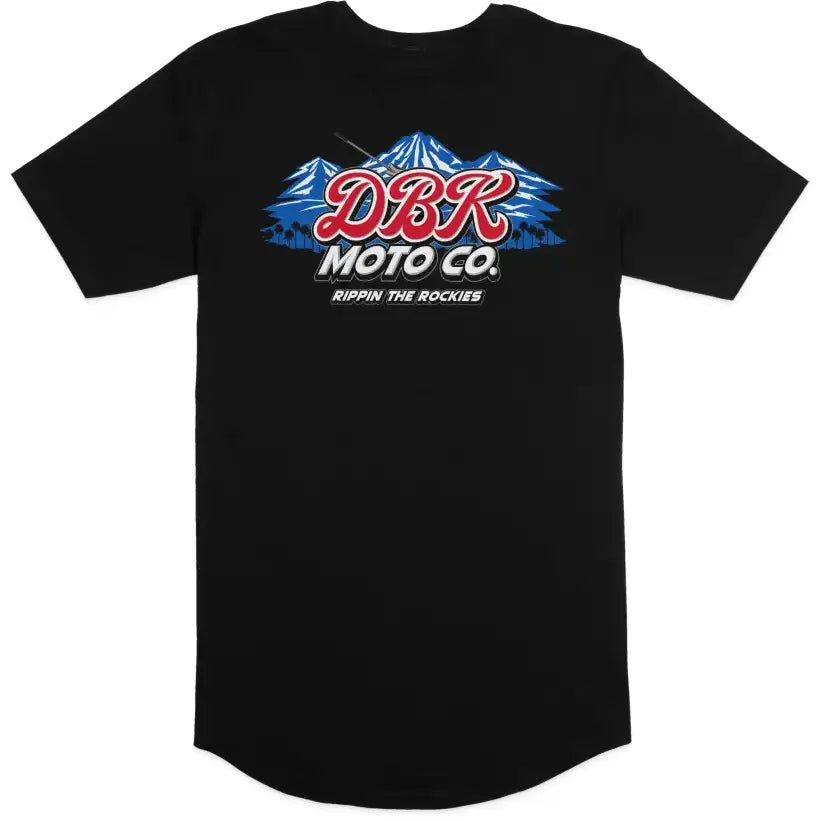 Rippin The Rockies Premium Tee Black Sm - DBK