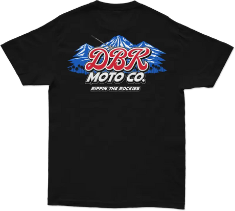 Rippin The Rockies Tee Black 2x - DBK