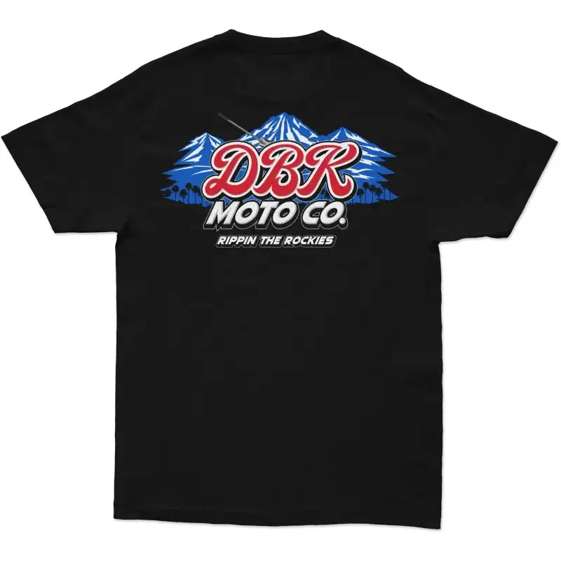 Rippin The Rockies Tee Black Lg - DBK