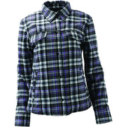 River Road Cameo Flannel Moto Shirt Womens - Medium - 094528 - Apparel