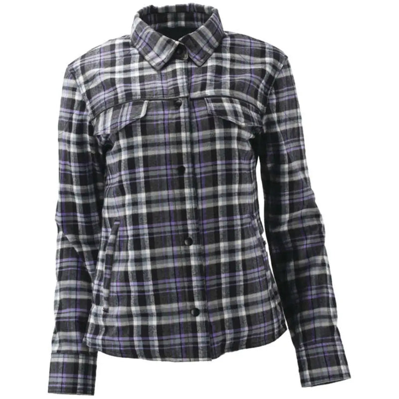 River Road Cameo Flannel Moto Shirt Womens - XL - 094530 - Apparel