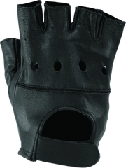 Black River Road Diamond Shorty Gloves for women with fingerless leather style