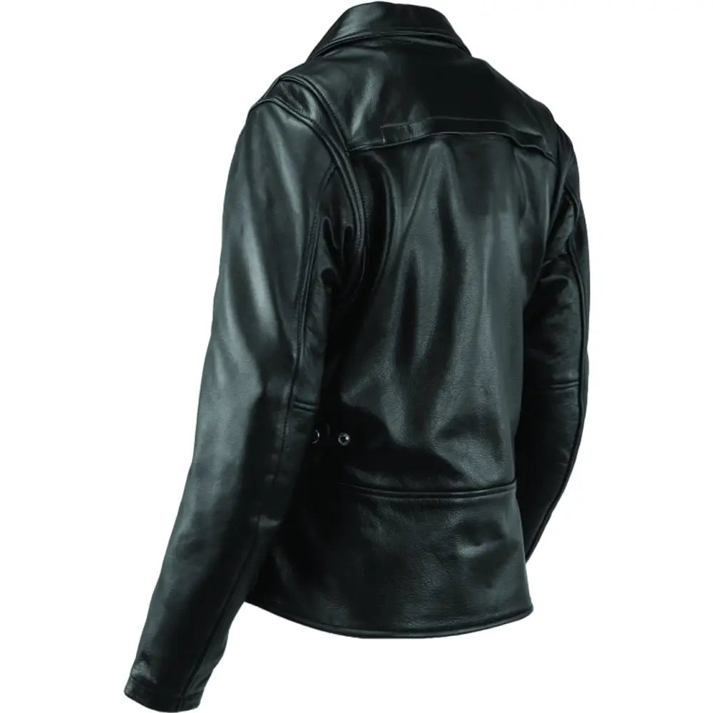 River Road Ironclad Classic Leather Jacket Black Womens - Small - 094376 - Apparel