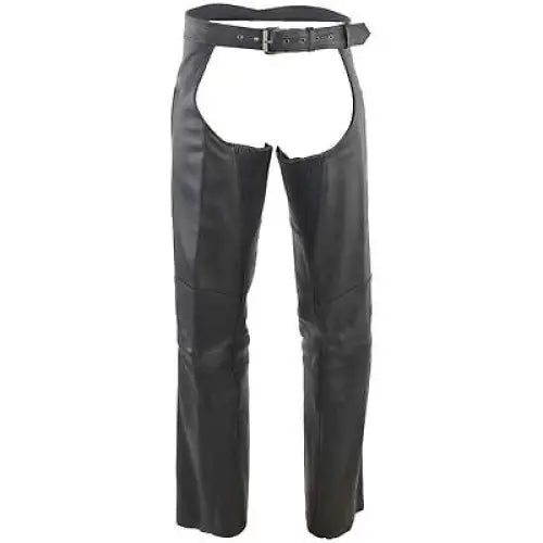 River Road Longhaul Leather Chaps Black - Small - 094438 - Apparel