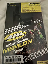 ARC Memlon lever kit on River Road Old Skool Leather Vest Black 3XL