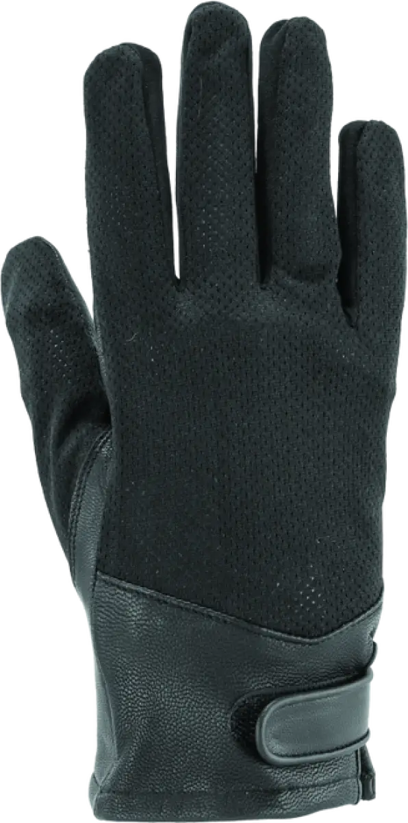Black River Road Pecos leather mesh gloves for women, large size, stylish and comfy