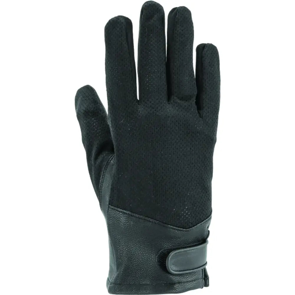 Black River Road Pecos leather mesh women’s gloves for stylish riding comfort