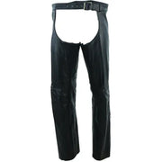 River Road Plains Leather Chaps Black - Medium - 094419 - Apparel