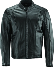 Black river road race leather jacket in 4XL style from River Road Race collection