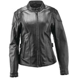 Black River Road Race Leather Jacket for women in 3XL size, stylish race leather look