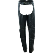 River Road Sierra Leather Chaps Black Womens - Large - 094451 - Apparel