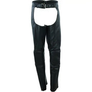 River Road Sierra Leather Chaps Black Womens - Small - 094449 - Apparel