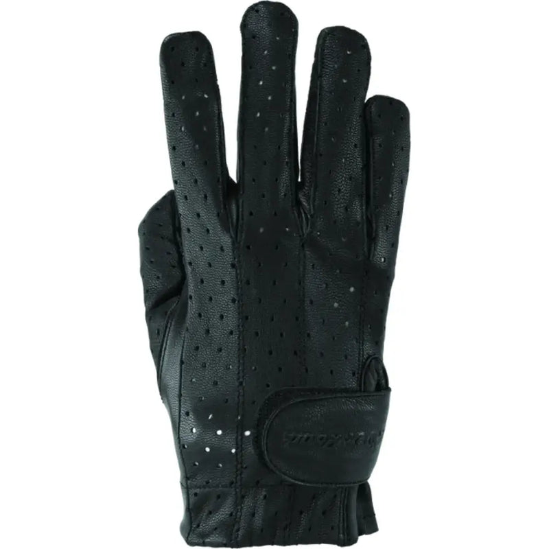 Black River Road Tucson leather perforated glove for women large size