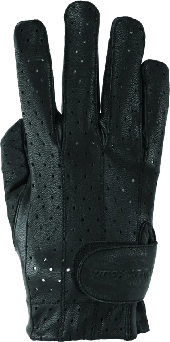 Black River Road Tucson leather perforated glove for women large size