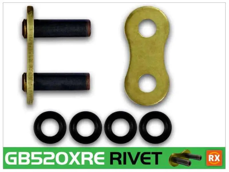 RK Chain 525XRE-RIVET - Natural - RV and Auto Parts